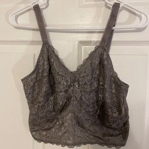 Gray bralette